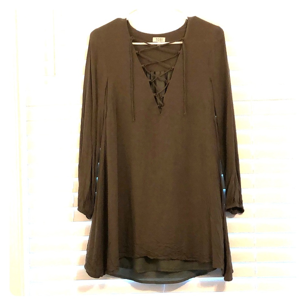Over the knee dress